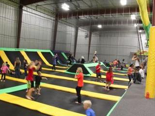 Jumping at Get Air Trampoline Park